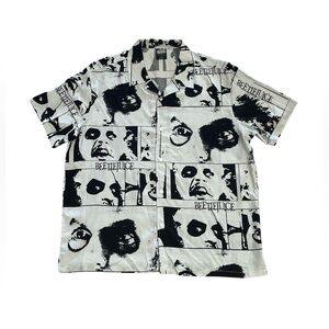 Graphic Black and White Men's Shirt